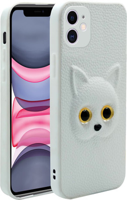 SMARTPOCKET Back Cover for Apple iPhone 11(White, 3D Case, Pack of: 1)