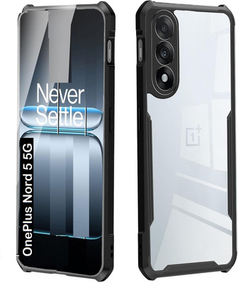 Flipkart SmartBuy Back Cover for OnePlus Nord 5 5G(Black, Shock Proof, Pack of: 1)