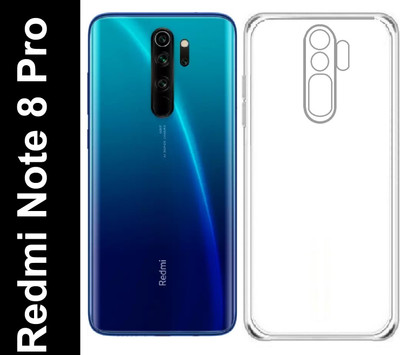 Highderabad Tech Back Cover for Redmi Note 8 Pro(Transparent, Camera Bump Protector, Pack of: 1)