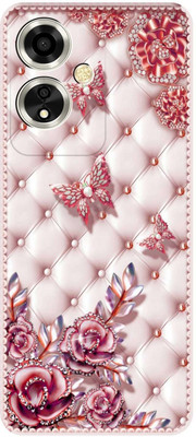 iprinto Back Cover for OPPO A59 5G, CPH2617 Pink Printed Back Cover(Multicolor, Dual Protection, Silicon, Pack of: 1)