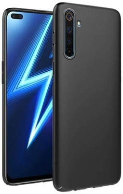 ChutPutMart Back Cover for Ultra Slim Protective Realm 6(Black, Dual Protection, Pack of: 1)
