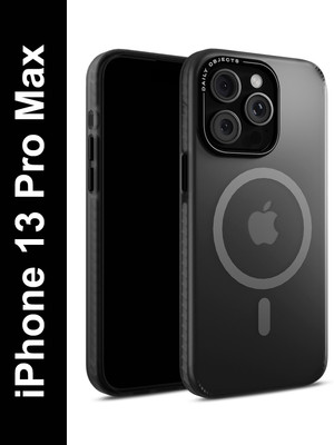 DailyObjects Back Cover for APPLE iPhone 13 Pro Max(Black, Hard Case, Pack of: 1)