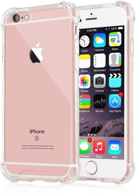 Luxury Shield Back Cover for Apple iPhone 6s(Transparent, Flexible, Silicon, Pack of: 1)