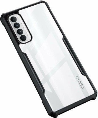 vizo Back Cover for Oppo Reno 4 Pro(Black, Shock Proof, Silicon, Pack of: 1)