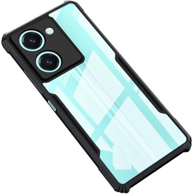 FwellT Back Cover for Vivo Y78(Transparent, Grip Case, Silicon, Pack of: 1)