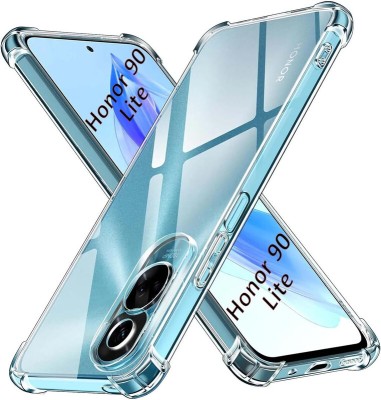 Helix Bumper Case for Honor 90 Lite(Transparent, Shock Proof, Silicon, Pack of: 1)