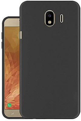 zaperhub Back Cover for Samsung Galaxy J4 Silicon Back Cover(Black, Silicon)