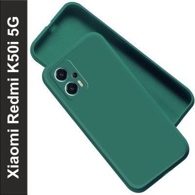 Artistque Back Cover for Redmi K50i 5G(Green, Flexible, Silicon, Pack of: 1)