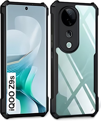 Sarju Back Cover for iQOO Z9s 5G, Vivo V40e 5G(Black, Shock Proof, Pack of: 1)