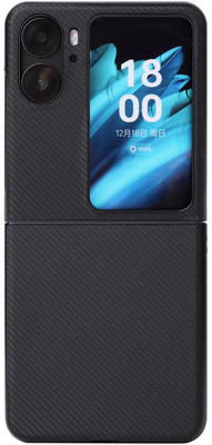 SmartPoint Front & Back Case for Oppo Find N2 Flip(Black, Hard Case, Pack of: 1)