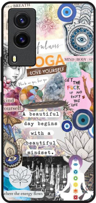 Hocopoco Back Cover for Vivo V21e(Multicolor, Grip Case, Pack of: 1)