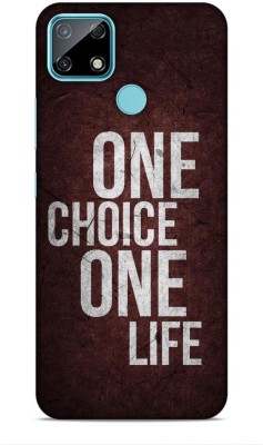 SmashItUp Back Cover for Realme Narzo 30A/Realme C12 One Choice One Life / Quote(Multicolor, Hard Case, Pack of: 1)