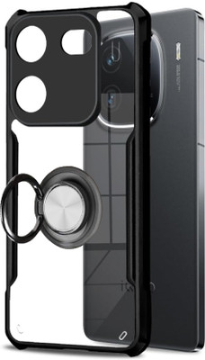 INSTYLE Back Cover for iQOO 12 5G(Black, Cases with Holder, Pack of: 1)
