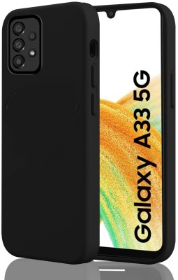 SMARTPOCKET Back Cover for Samsung Galaxy A33 5G(Black, Grip Case, Silicon, Pack of: 1)