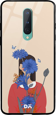 DailyObjects Back Cover for OnePlus 8(Blue, Hard Case, Pack of: 1)