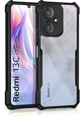 ADI Creations Back Cover for REDMI 13c 5G, POCO M6 5G(Black, Camera Bump Protector, Pack of: 1)