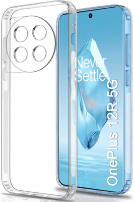 Kosher Traders Back Cover for Transparent shockproof for Oneplus 12R 5g(Transparent, Dual Protection, Silicon)