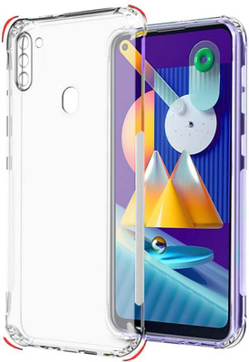 ADI Creations Back Cover for Samsung Galaxy M11(Transparent, Camera Bump Protector, Silicon, Pack of: 1)