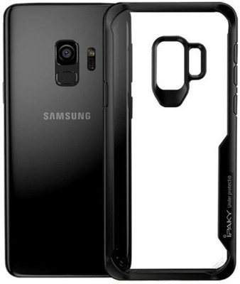 Binzokase Back Cover for Samsung Galaxy S9(Transparent, Camera Bump Protector, Pack of: 1)
