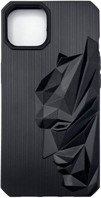 ACESTAR Back Cover for APPLE IPHONE 15(Black, 3D Case, Silicon, Pack of: 1)