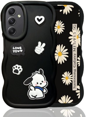 KC Back Cover for Samsung Galaxy M15 5G, Samsung Galaxy F15 5G(Black, 3D Case, Silicon, Pack of: 1)