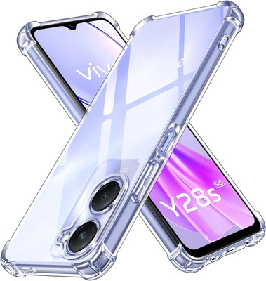 CLOVYR Back Cover for iQOO Z9 Lite / Vivo T3 Lite 5G / Y18 / Y18e / Y03 / Y28s Bumper Silicon Transparent Case(Transparent, Camera Bump Protector, Silicon, Pack of: 1)
