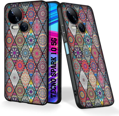 CLASSYPRINT Back Cover for Tecno Spark 10 5G(Black)