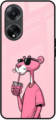 Hocopoco Back Cover for Oppo F23 5G(Pink, Grip Case, Pack of: 1)