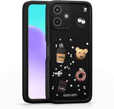 Pikkme Back Cover for Redmi 12 5G / Poco M6 Pro 5G(Black, Grip Case, Silicon)