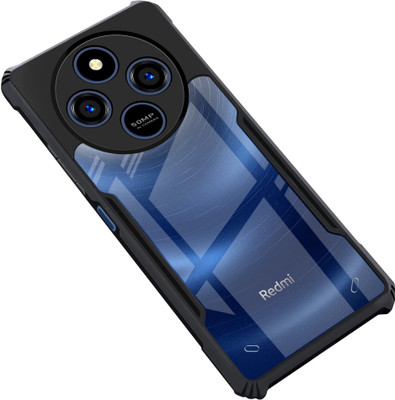 CEDO XPRO Back Cover for Redmi 14C 4G/5G, Poco M7 5G(Black, Dual Protection, Pack of: 1)