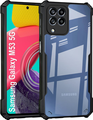 GLOBAL NOMAD Back Cover for Samsung Galaxy M53 5G(Black, Shock Proof, Pack of: 1)