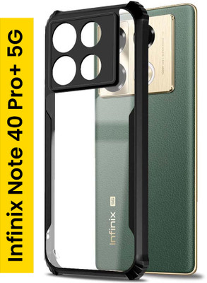 Scobilee Back Cover for Infinix Note 40 Pro+ 5G, Crystal Clear Back Cover Case | 360 Degree Protection(Transparent, Black, Camera Bump Protector, Pack of: 1) Scobilee Back Cover for Infinix Note 40 Pro+ 5G, Crystal Clear Back Cover Case | 360 Degree Protection(Transparent, Black, Camera Bump Protector, Pack of: 1)