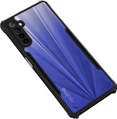 ONCRAVES Back Cover for Realme 6(Black, Shock Proof, Pack of: 1)