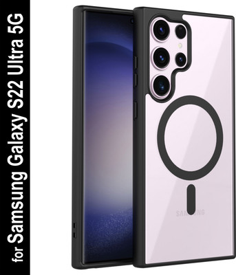 GLOBAL NOMAD Back Cover for Samsung Galaxy S22 Ultra 5G(Black, Magsafe, Pack of: 1)