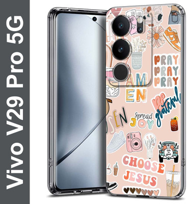Memia Back Cover for Vivo V29 Pro 5G(Multicolor, Grip Case, Silicon, Pack of: 1)