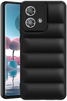 ABOREXX Back Cover for Moto Edge 50 Pro(Black, Puffer, Pack of: 1)