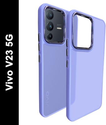 Artistque Back Cover for Vivo V23 5G(Purple, Matte Finish, Pack of: 1)