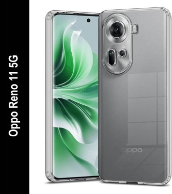 Casotec Back Cover for Oppo Reno 11 5G(Transparent, Silicon, Pack of: 1)