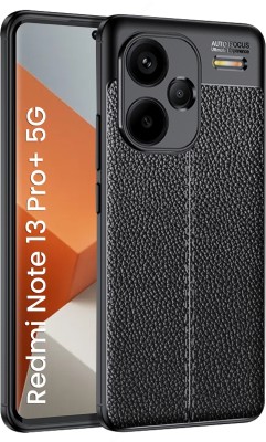 Golden Sand Back Cover for Redmi Note 13 Pro Plus 5G, REDMI Note 13 Pro+ 5G(Black, Shock Proof, Pack of: 1)