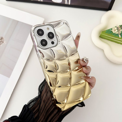LuxuryKase Back Cover for Apple iPhone 12 Pro Max(Gold)