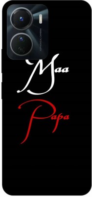 PICHKU Back Cover for VIVO Y16- V2204- V2214-DAD,MOM,PAA,PAPA,LIFE,LINE,LOVE,BAAPU,AMMI,MUMMY,MAA,MOTHER,FATHER(Black, Hard Case, Pack of: 1)