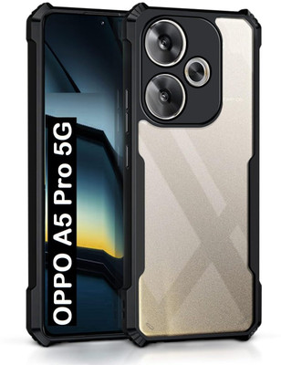 Print maker Back Cover for Oppo A5 Pro 5G(Transparent, Dual Protection, Pack of: 1)
