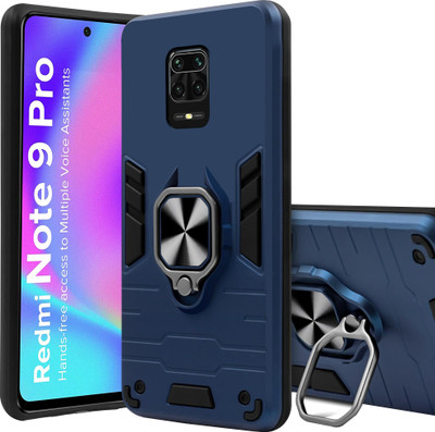 SMARTPOCKET Back Cover for Mi Redmi Note 9 Pro, Mi Redmi Note 9 Pro Max, Poco M2 Pro(Blue, Rugged Armor, Pack of: 1)
