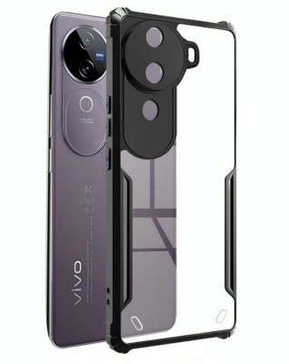 KGL KING Back Cover for Vivo V40e 5G/iQOO Z9s 5G, (IP)(Black, Transparent, Camera Bump Protector, Pack of: 1)