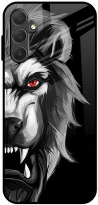 QRIOH Glass Back Cover for Samsung Galaxy M14 5G(Multicolor, Grip Case, Pack of: 1)