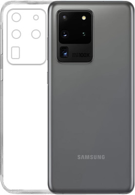 SMARTPOCKET Back Cover for Samsung Galaxy S20 Ultra(Transparent, 3D Case, Silicon, Pack of: 1)