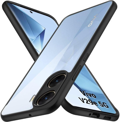 Micvir Back Cover for Vivo V29e 5G(Transparent, Black, Shock Proof, Pack of: 1)