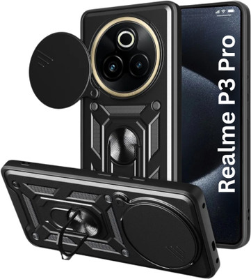Fablue Back Cover for RealMe P3 Pro 5G(Black, Rugged Armor, Pack of: 1)