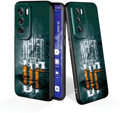 printwhiz Back Cover for Oppo Reno12 Pro 5G(Black)