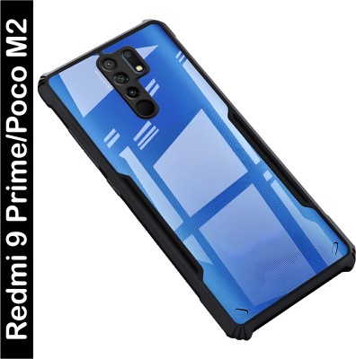 ADI Creations Back Cover for Mi Redmi 9 Prime, Poco M2, Poco M2 Reloaded(Black, Camera Bump Protector, Pack of: 1)